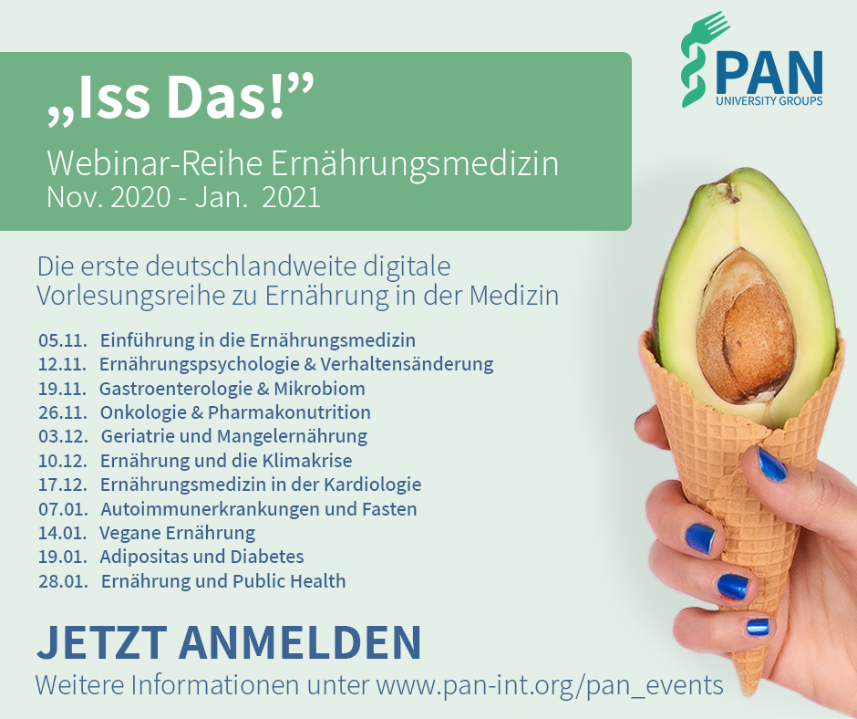 Online-Ringvorlesung „Iss Das! - Ernährung in der Medizin"